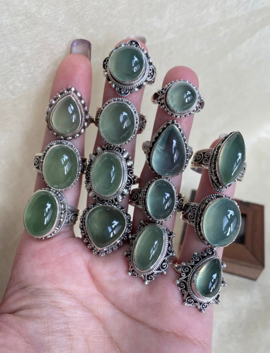 [Collection of Grape Silver Rings]