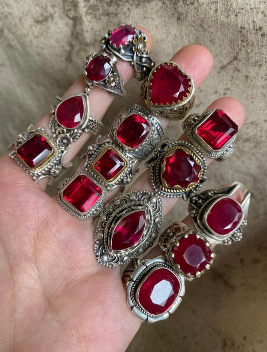 [Collection of Ruby Jewelry]